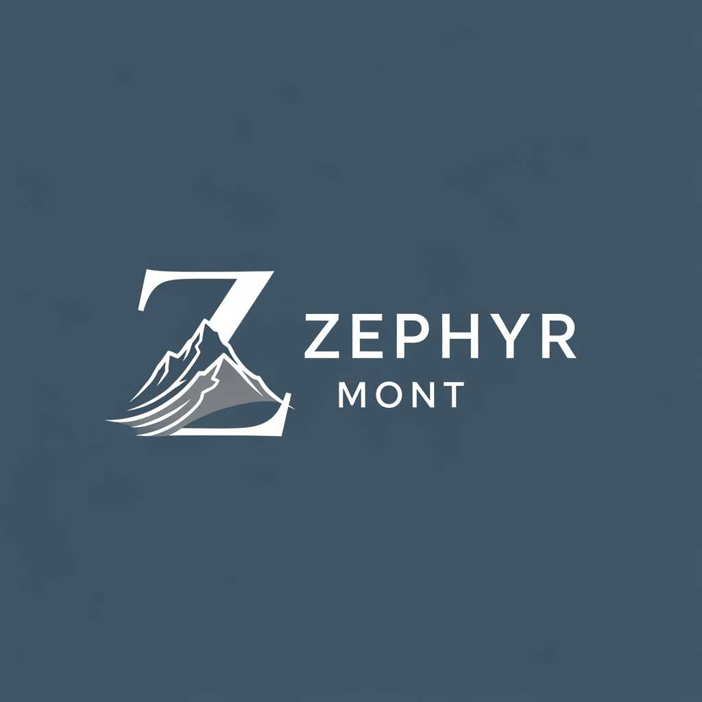 AI Design for I WANT LOGO FOR "ZEPHYR MONT".
