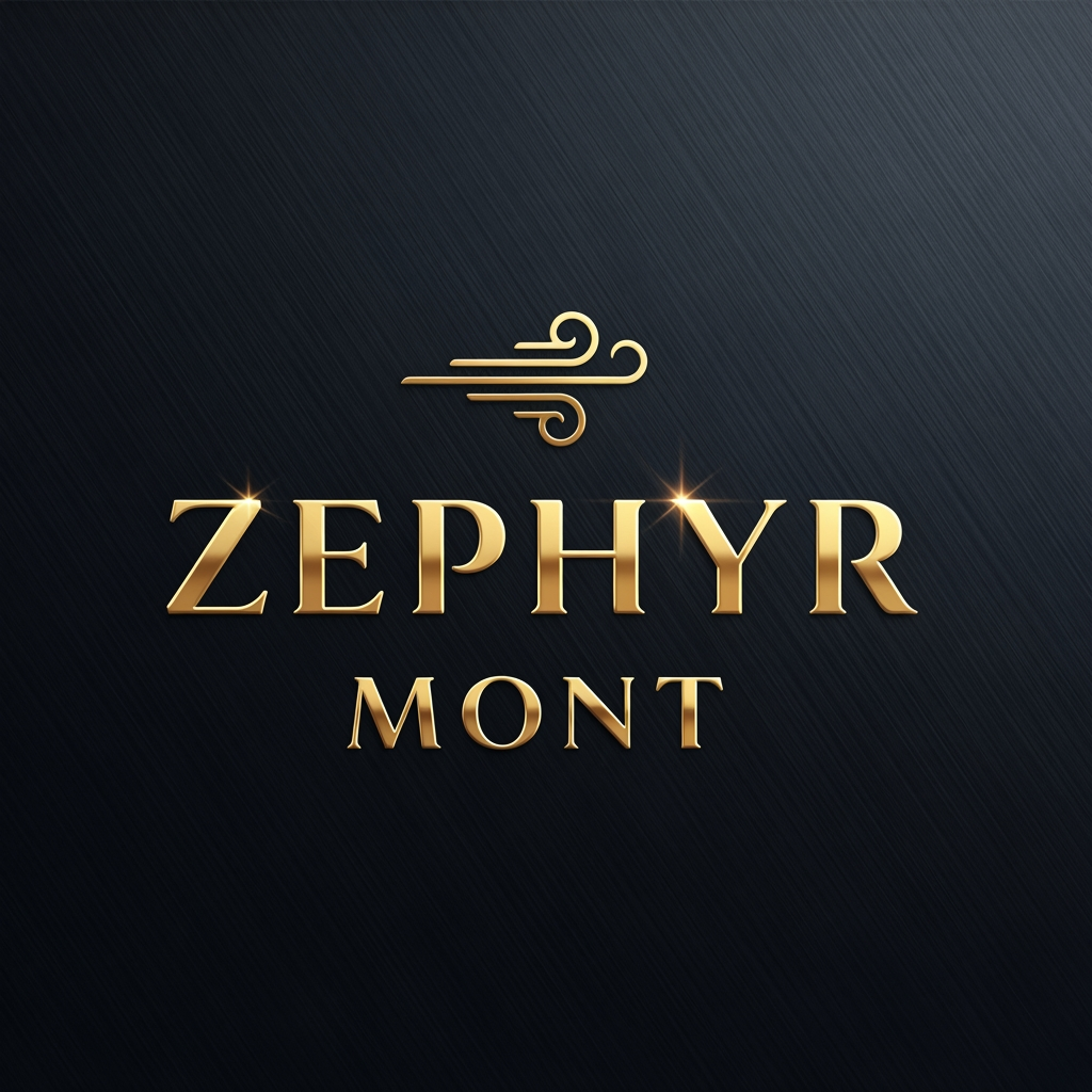 AI Design for I WANT LUXURY TYPE LOGO FOR "ZEPHYR MONT".