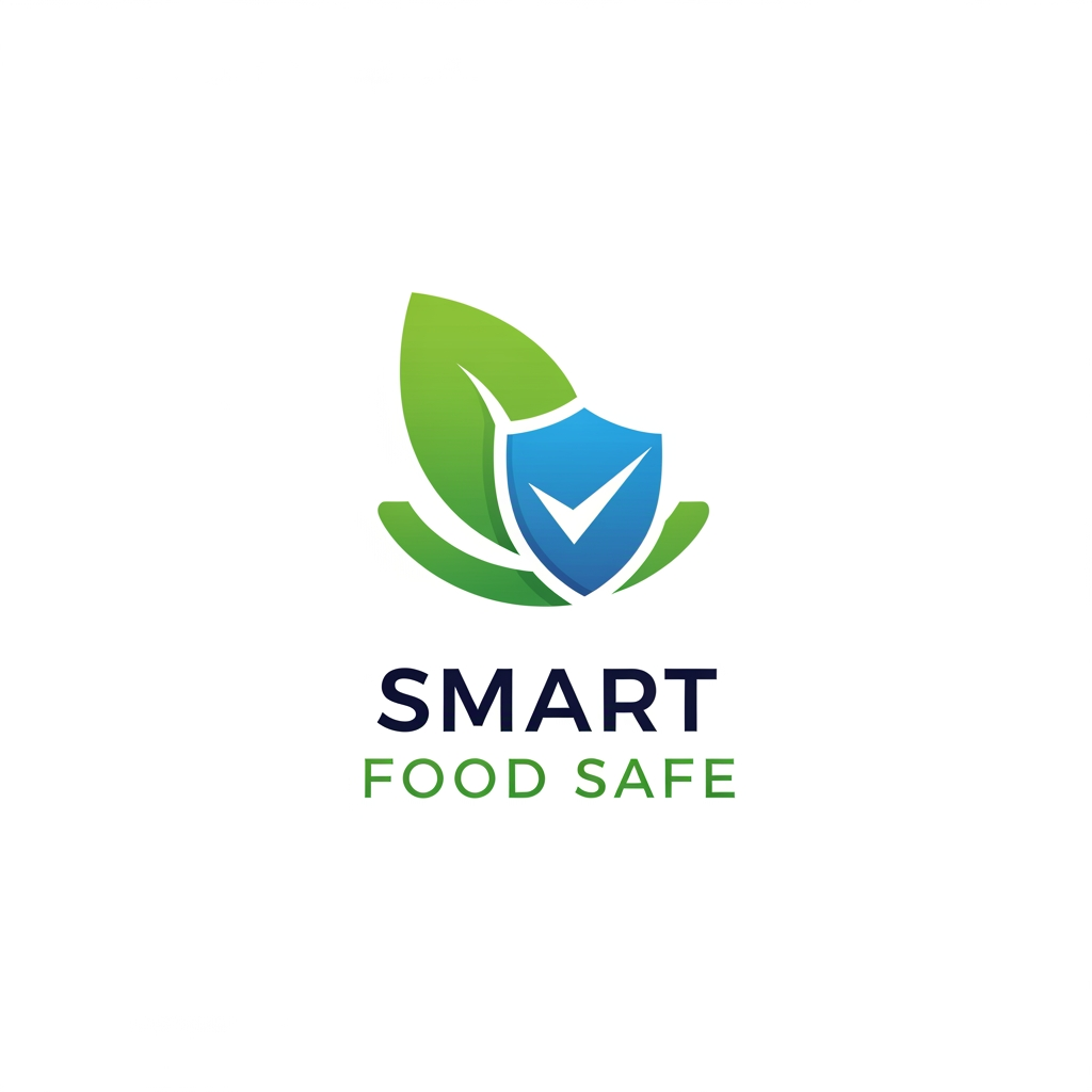 AI Design for smart food safe this is the company name i want logo idea modern design
