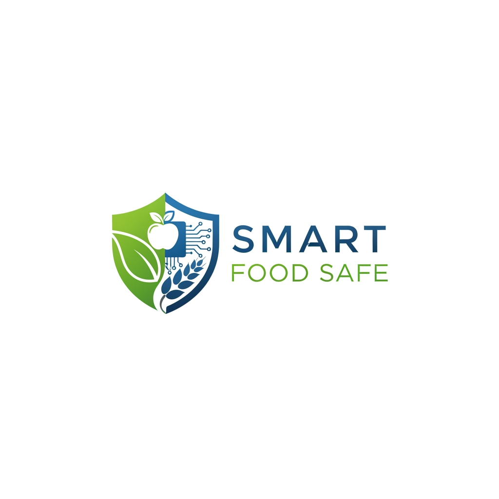AI Design for smart food safe this is the company name i want logo idea modern design