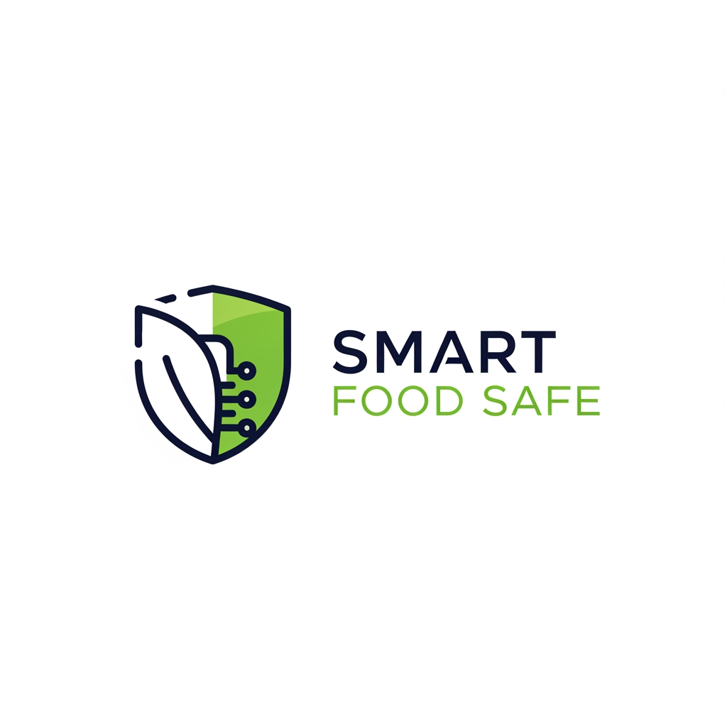 AI Design for smart food safe this is the company name i want logo idea modern design