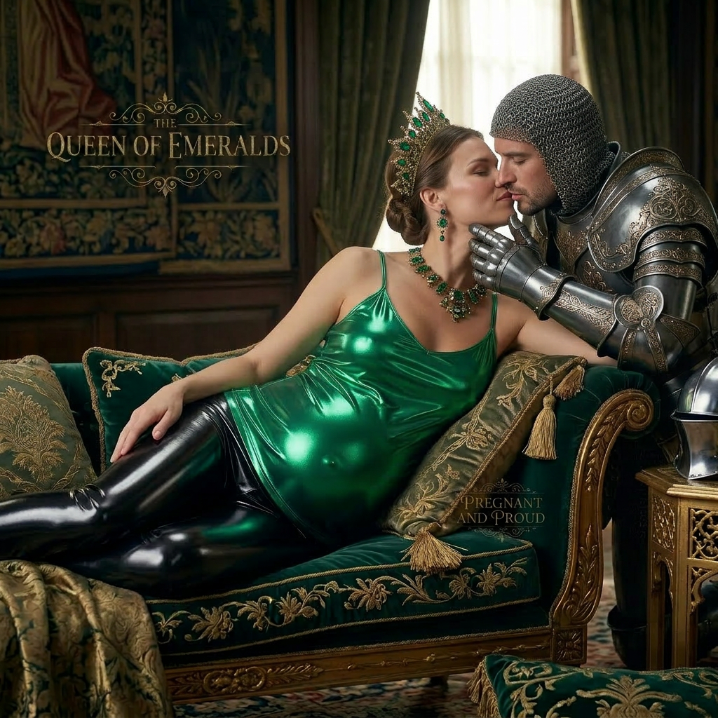 AI Design for she is kissing a knight while laying like this