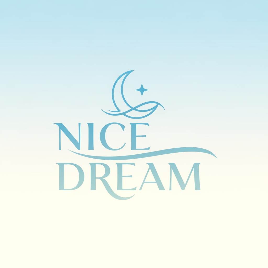 AI Design for create logo "nice dream" . this is my manufakcharing Barend name