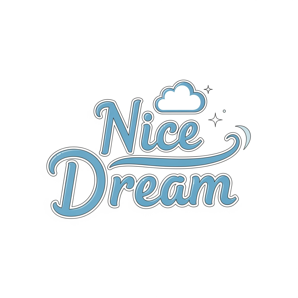 AI Design for create logo "nice dream" . this is my manufakcharing Barend name