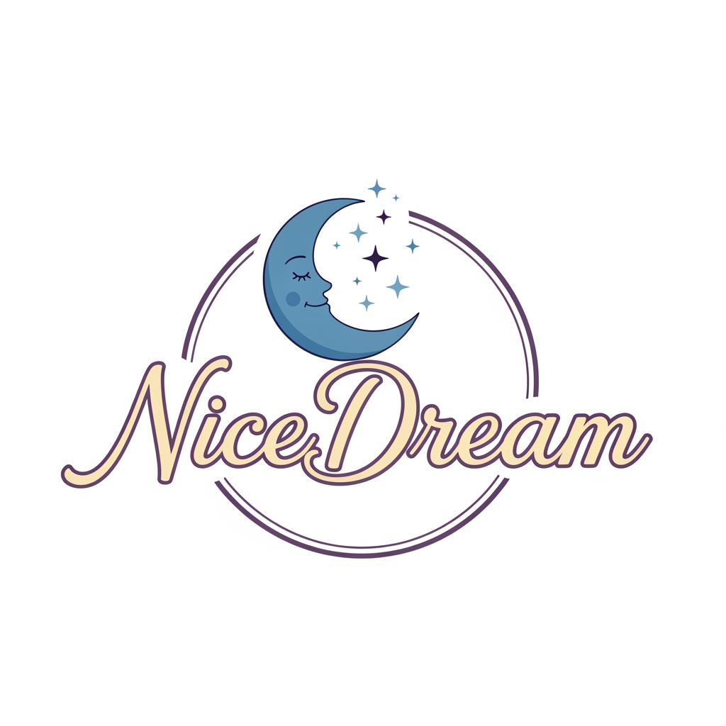 AI Design for create logo "nice dream" . this is my manufakcharing Barend name