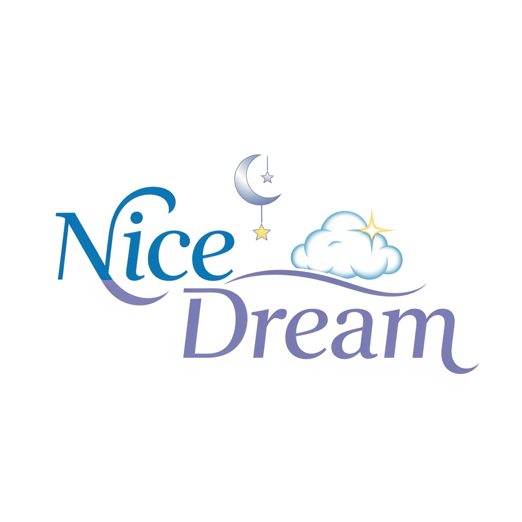 AI Design for create logo "nice dream" . this is my manufakcharing Barend name