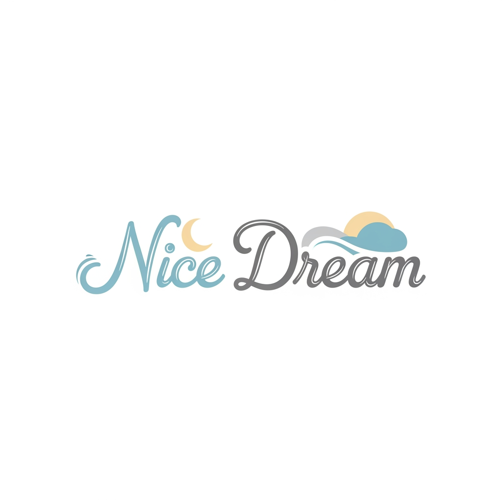 AI Design for create logo "nice dream" . this is my manufakcharing Barend name