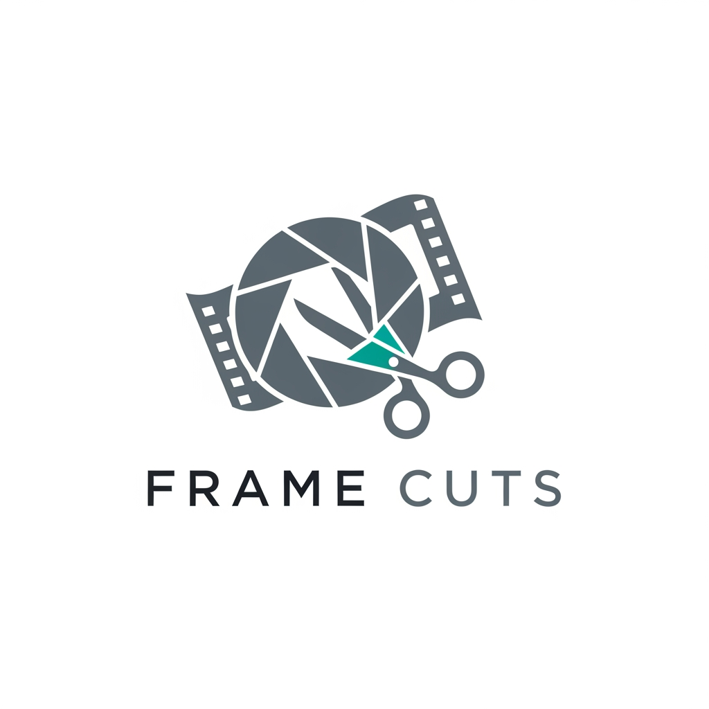 AI Design for a logo for the company called frame cuts