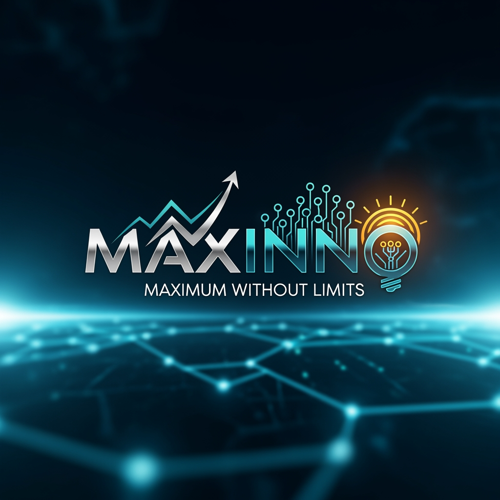 AI Design for **MAXINNO** is actually a strong startup-style brand name.

### Name Breakdown

* **MAX** = Maximum, Excellence, Peak Performance
* **INNO** = Innovation, Innovative Thinking

Combined meaning: **"Maximum Innovation"** or **"Innovating Beyond Limits."**

### Brand Score (Out of 10)

| Factor            | Score  |
| ----------------- | ------ |
| Memorability      | 8.5/10 |
| Professional Look | 9/10   |
| Startup/Tech Feel | 9.5/10 |
| Pronunciation     | 8/10   |
| Uniqueness        | 8.5/10 |
| Global Appeal     | 9/10   |

### Overall Score

**⭐ 8.9/10**

### Advantages

✅ Short and easy to remember
✅ Sounds like a technology startup
✅ Suitable for AI, software, electronics, smart glasses, and innovation companies
✅ Professional and modern

### Tagline Ideas

* **MAXINNO – Maximum Innovation**
* **MAXINNO – Innovate Without Limits**
* **MAXINNO – Where Ideas Become Reality**
* **MAXINNO – Engineering the Future**
* **MAXINNO – Innovation at Maximum Power**

A quick web check shows similar names such as "Maxinov" and "Max Innovation" already exist in business use, so before registering a company or domain, you should verify trademark and domain availability. ([The Company Check][1])

For your future tech brand, I would rate:

**MAXINNO → 8.9/10**
**VISION PRO → 8.5/10** (strong but less unique because the name is widely used)

[1]: https://www.thecompanycheck.com/company/maxinov-solutions-private-limited/U74900DL2011PTC222272?utm_source=chatgpt.com "Maxinov Solutions Private Limited - 2026 Insights"