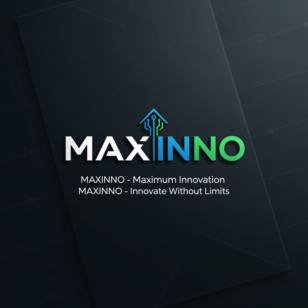 AI Design for **MAXINNO** is actually a strong startup-style brand name.

### Name Breakdown

* **MAX** = Maximum, Excellence, Peak Performance
* **INNO** = Innovation, Innovative Thinking

Combined meaning: **"Maximum Innovation"** or **"Innovating Beyond Limits."**

### Brand Score (Out of 10)

| Factor            | Score  |
| ----------------- | ------ |
| Memorability      | 8.5/10 |
| Professional Look | 9/10   |
| Startup/Tech Feel | 9.5/10 |
| Pronunciation     | 8/10   |
| Uniqueness        | 8.5/10 |
| Global Appeal     | 9/10   |

### Overall Score

**⭐ 8.9/10**

### Advantages

✅ Short and easy to remember
✅ Sounds like a technology startup
✅ Suitable for AI, software, electronics, smart glasses, and innovation companies
✅ Professional and modern

### Tagline Ideas

* **MAXINNO – Maximum Innovation**
* **MAXINNO – Innovate Without Limits**
* **MAXINNO – Where Ideas Become Reality**
* **MAXINNO – Engineering the Future**
* **MAXINNO – Innovation at Maximum Power**

A quick web check shows similar names such as "Maxinov" and "Max Innovation" already exist in business use, so before registering a company or domain, you should verify trademark and domain availability. ([The Company Check][1])

For your future tech brand, I would rate:

**MAXINNO → 8.9/10**
**VISION PRO → 8.5/10** (strong but less unique because the name is widely used)

[1]: https://www.thecompanycheck.com/company/maxinov-solutions-private-limited/U74900DL2011PTC222272?utm_source=chatgpt.com "Maxinov Solutions Private Limited - 2026 Insights"