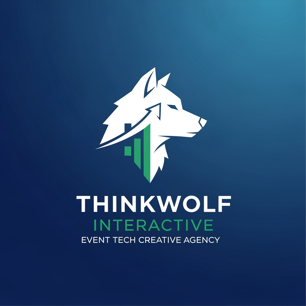 AI Design for Create a logo for thinkwolf interactive which show growth and trust. its an event tech creative agency