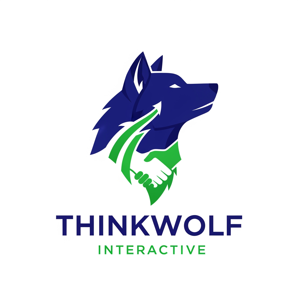 AI Design for Create a logo for thinkwolf interactive which show growth and trust. its an event tech creative agency