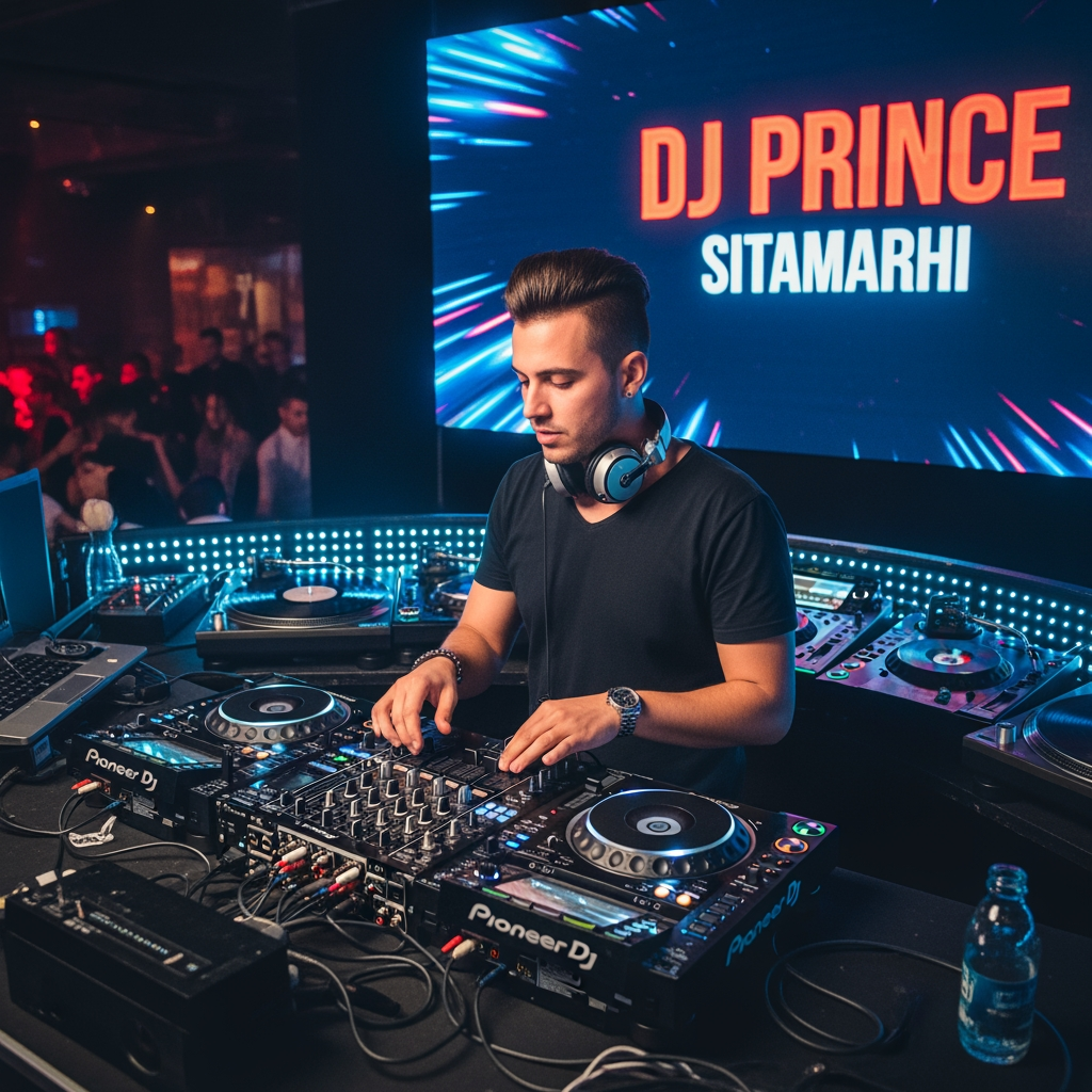 AI Design for dj prince sitamarhi