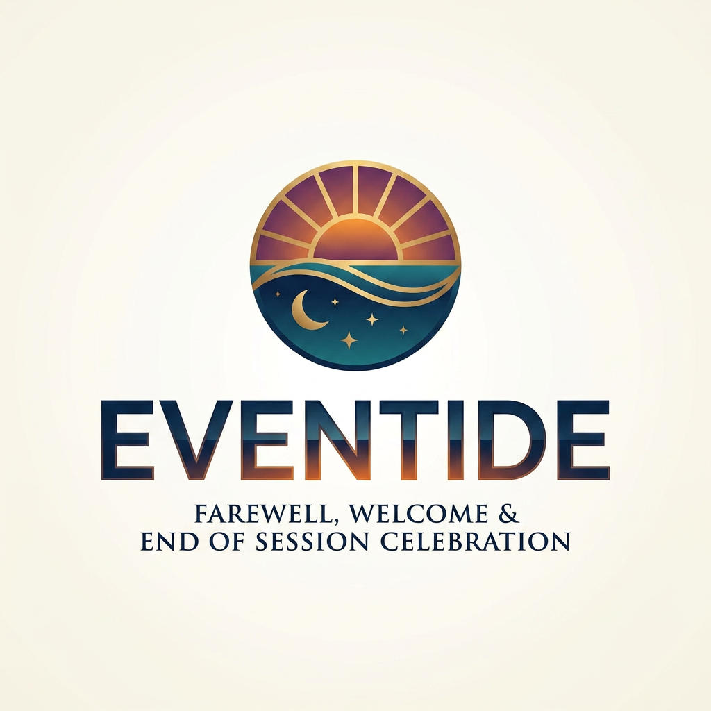 AI Design for task- design a logo for my upcoming programme 




1. Core Event Details

Event Name: EVENTIDE
Purpose: A formal transition program dedicated to giving a farewell to old members and welcoming new leaders, and celebrate the end of year / session 

2. Design & Aesthetics

Style: clean, formal, and eye-catching. It needs , high-end look without looking cheap or overly corporate.

Key Symbol: analysis the word eventide then select s symbol according to this 
Typography:Bold, clean, strong, typography for the word "EVENTIDE".

be creative , unique