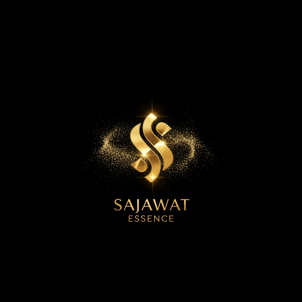 AI Design for Luxury brand reveal for "Sajawat Essence". Elegant gold logo slowly emerging from darkness with soft golden particles, premium glow effect, cinematic luxury lighting, sophisticated black background, high-end beauty brand aesthetic.
Display the logo emblem first, followed by the text "SAJAWAT ESSENCE" and tagline "Beauty in Every Detail". Smooth luxury animation, minimal and classy, suitable for Instagram Reels, fashion, beauty and lifestyle branding.
Vertical format 1080x1920 (9:16), premium luxury brand intro.