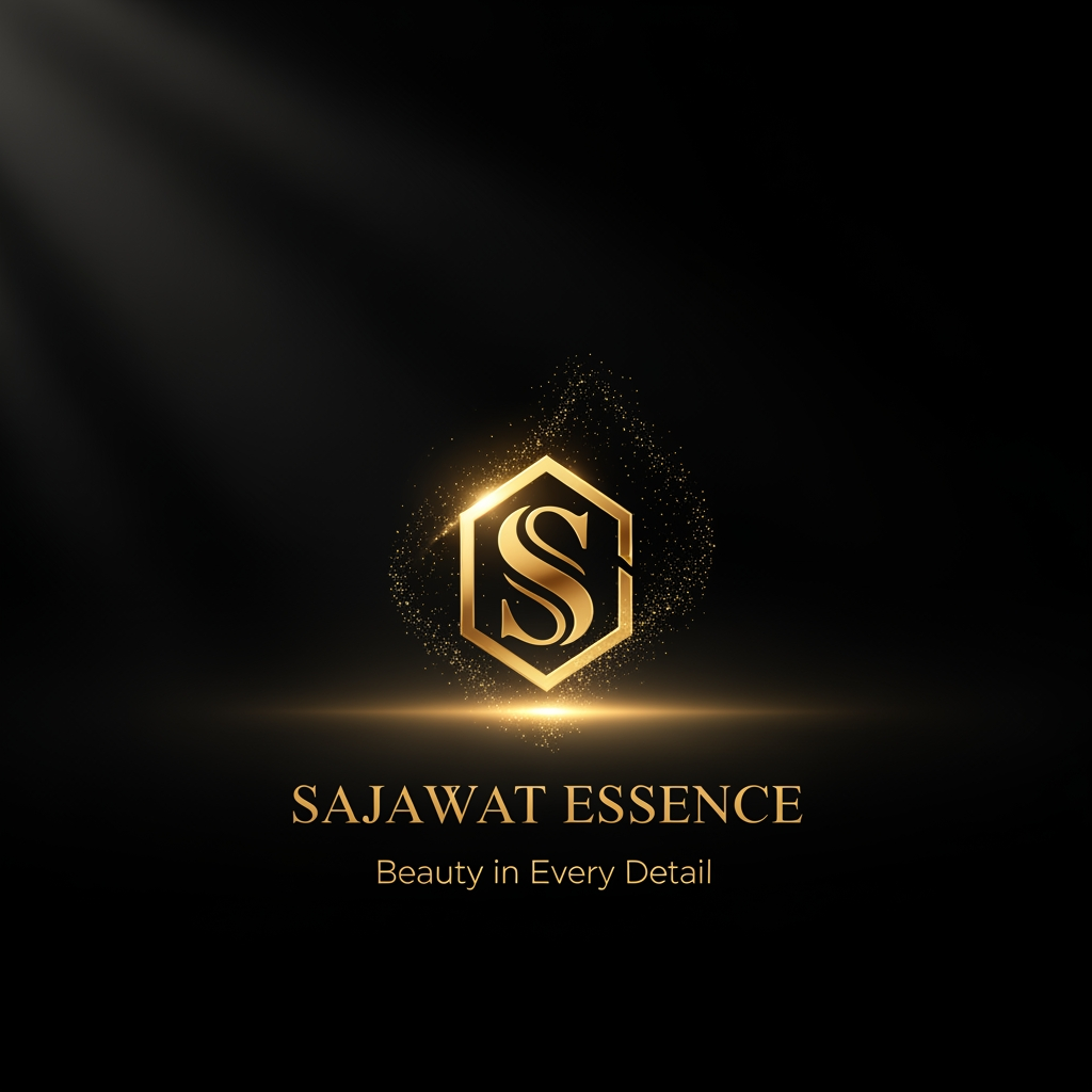 AI Design for Luxury brand reveal for "Sajawat Essence". Elegant gold logo slowly emerging from darkness with soft golden particles, premium glow effect, cinematic luxury lighting, sophisticated black background, high-end beauty brand aesthetic.
Display the logo emblem first, followed by the text "SAJAWAT ESSENCE" and tagline "Beauty in Every Detail". Smooth luxury animation, minimal and classy, suitable for Instagram Reels, fashion, beauty and lifestyle branding.
Vertical format 1080x1920 (9:16), premium luxury brand intro.