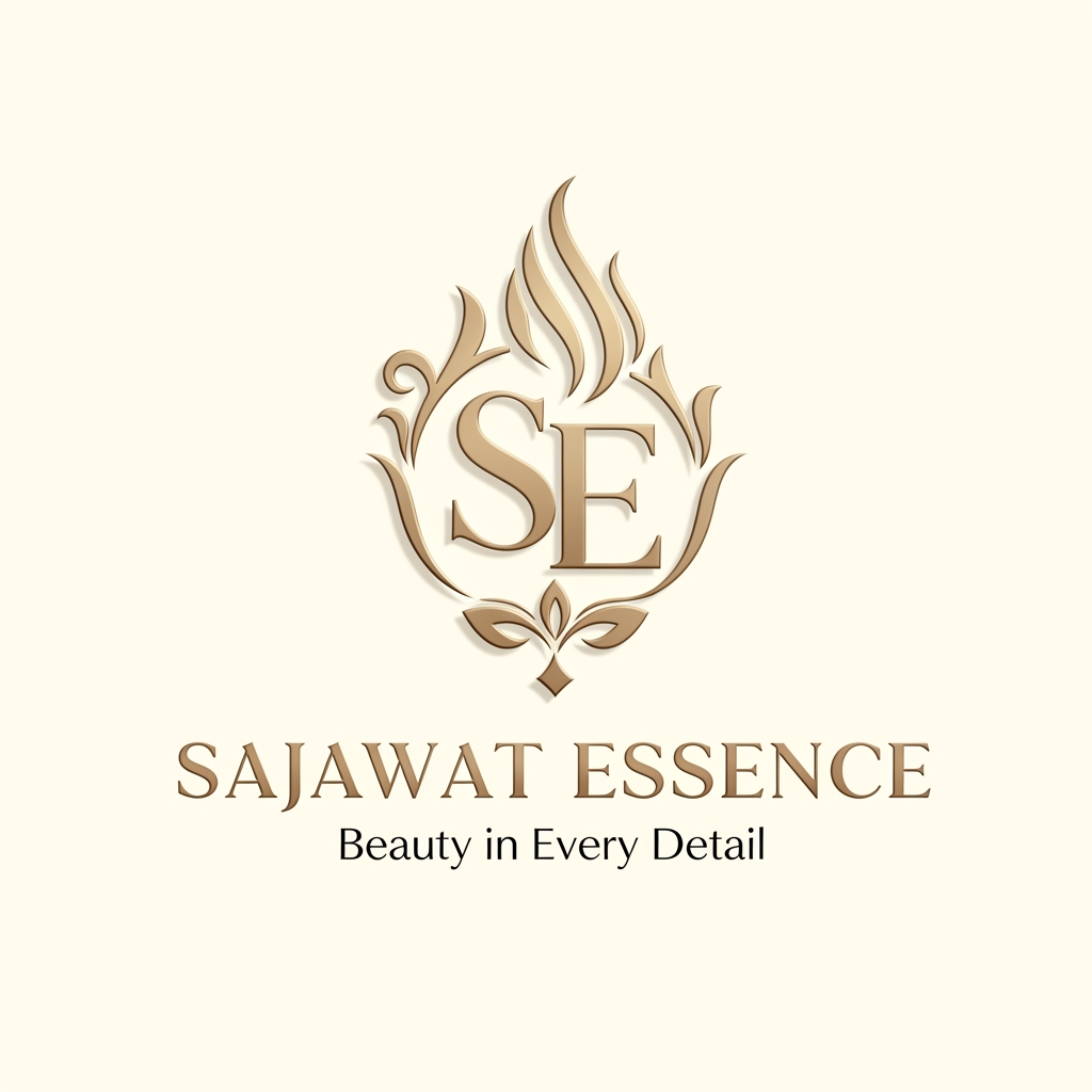 AI Design for Create an ultra-luxury logo for "Sajawat Essence" featuring an elegant gold monogram "SE" seamlessly integrated into a graceful ornamental flame or floral-inspired emblem. Premium metallic gold finish, sophisticated curves, timeless elegance, feminine luxury aesthetic, minimal yet distinctive.
Use soft champagne gold metallic effect with subtle embossing and shadows on an ivory white luxury background. Premium serif typography for "SAJAWAT ESSENCE" below the emblem.
Tagline: "Beauty in Every Detail"
Clean luxury branding, high-fashion aesthetic, suitable for Instagram profile picture, website branding, packaging, and video watermark. Minimal, premium, timeless, elegant, professional.
Square logo format (1:1), high-end vector logo presentation.