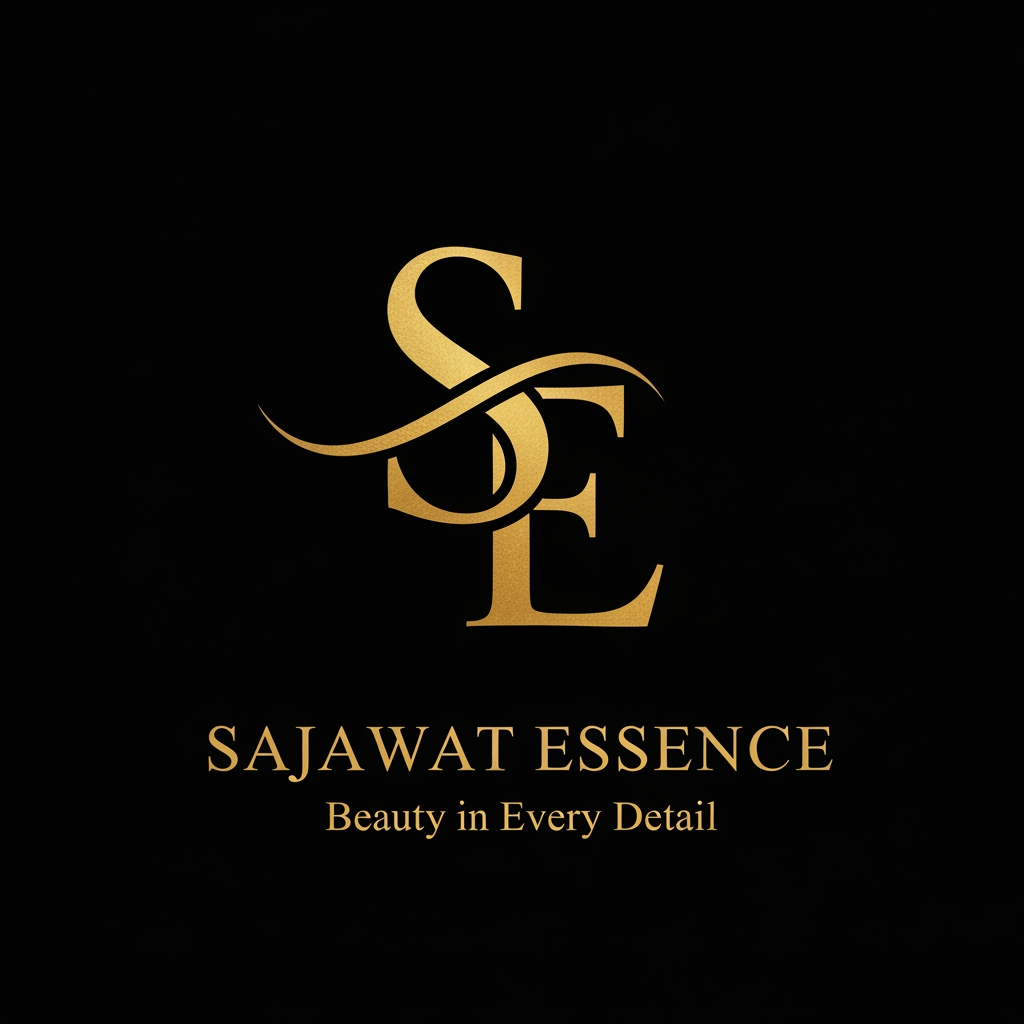 AI Design for Create an ultra-luxury logo for "Sajawat Essence" featuring a sophisticated SE monogram. The letter S should be elegant, flowing and artistic, seamlessly intertwined with a refined serif E. Premium metallic gold finish with realistic gold foil texture, graceful curves, subtle luxury detailing, feminine beauty aesthetic, high-end makeup and beauty brand identity.
Minimal yet distinctive, timeless elegance, luxury fashion house quality, balanced composition, rich black background, soft golden highlights, premium typography, exclusive branding, royal and sophisticated appearance.
Text: SAJAWAT ESSENCE
Tagline: Beauty in Every Detail
Luxury beauty brand, professional vector logo, Instagram profile ready, video watermark ready, logo only, no mockup, no business card, no frame, no border, award-winning logo design.