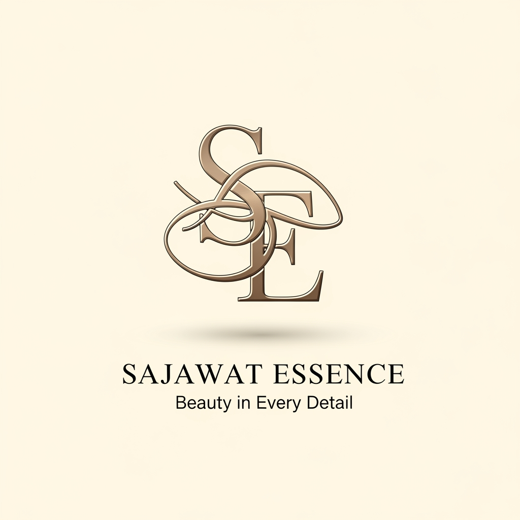 AI Design for Create an ultra-premium luxury logo for "Sajawat Essence" featuring an artistic SE monogram crafted with elegant flowing lines and refined serif details. Metallic champagne gold finish, embossed luxury effect, sophisticated feminine beauty branding, inspired by luxury cosmetics and fashion houses.
Minimalist yet memorable, timeless elegance, premium typography, ivory cream background, subtle shadows, clean composition, exclusive luxury brand identity.
Text: SAJAWAT ESSENCE
Tagline: Beauty in Every Detail
Professional vector logo, luxury beauty brand, Instagram profile ready, video watermark ready, logo only, no mockup, no business card, no frame, no border.