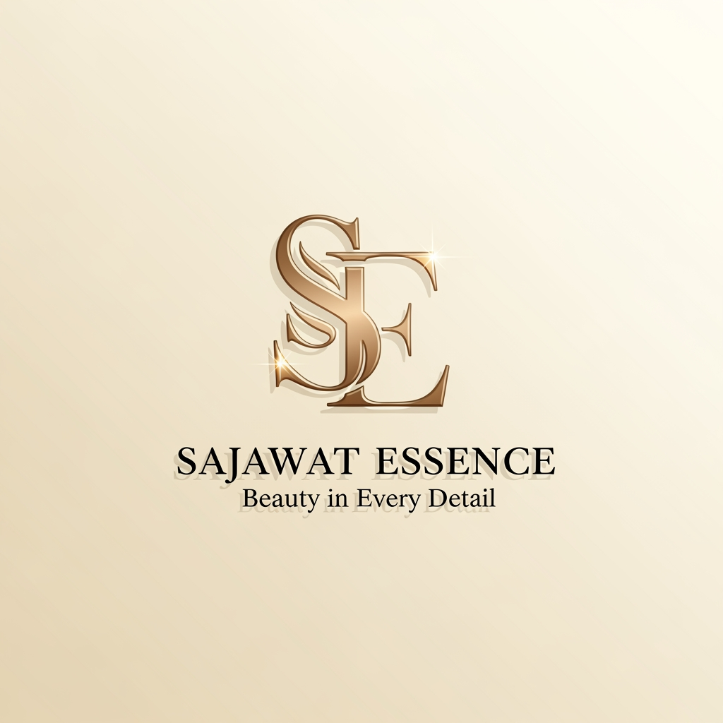 AI Design for Create an ultra-premium luxury logo for "Sajawat Essence" featuring an artistic SE monogram crafted with elegant flowing lines and refined serif details. Metallic champagne gold finish, embossed luxury effect, sophisticated feminine beauty branding, inspired by luxury cosmetics and fashion houses.
Minimalist yet memorable, timeless elegance, premium typography, ivory cream background, subtle shadows, clean composition, exclusive luxury brand identity.
Text: SAJAWAT ESSENCE
Tagline: Beauty in Every Detail
Professional vector logo, luxury beauty brand, Instagram profile ready, video watermark ready, logo only, no mockup, no business card, no frame, no border.