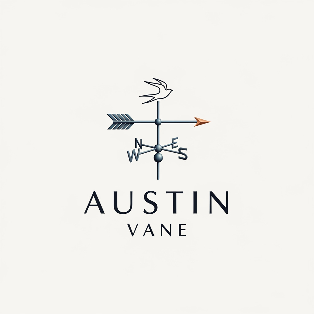 AI Design for My brand name is "AUSTIN VANE" please help me to make my brand logo not that type AV make like symbols more best