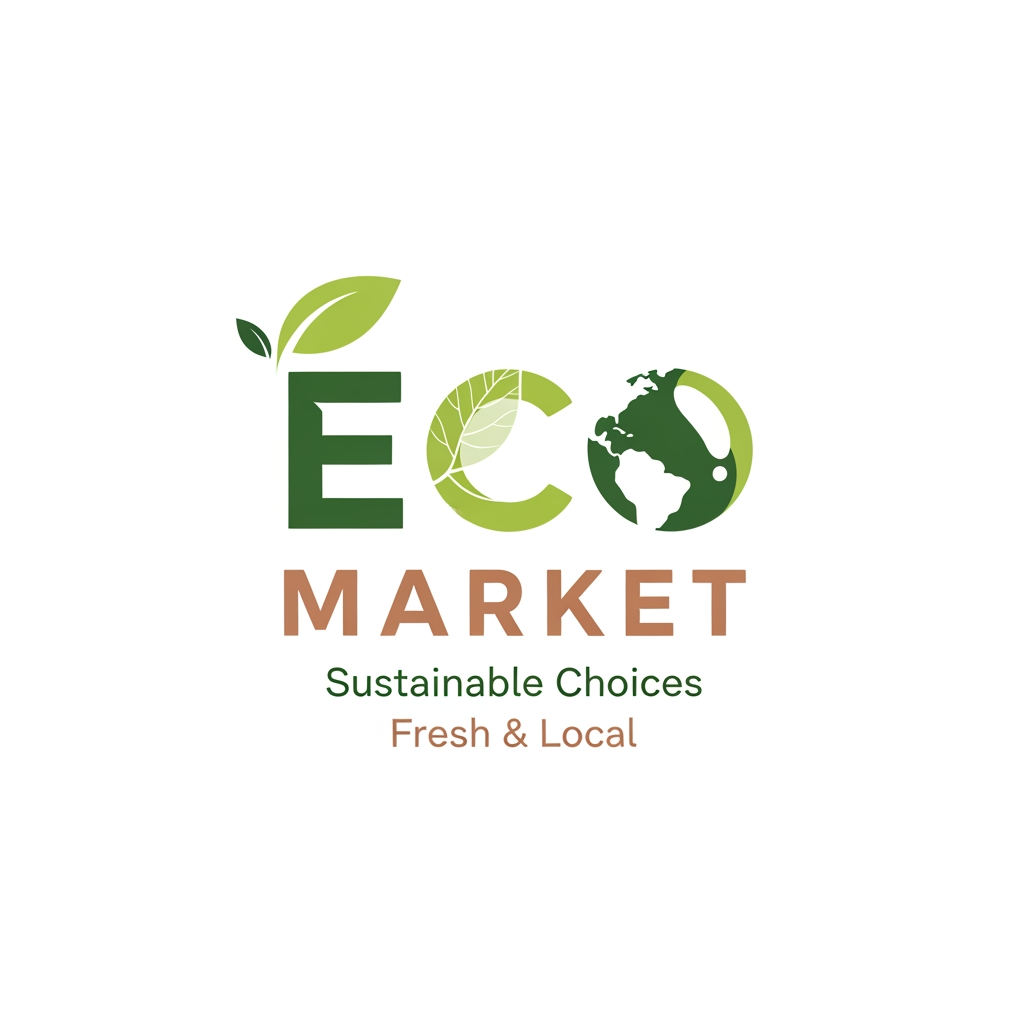 AI Design for ECO MARKET LOGO