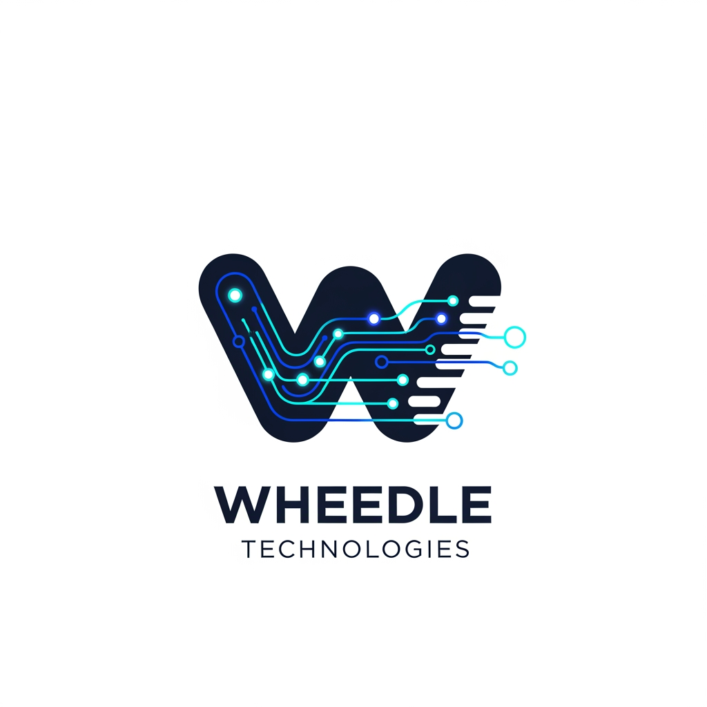 AI Design for design a unique and modern animated logo for Wheedle Technologies, an AI automation and workflow optimization company. The logo should feel innovative, intelligent, and premium, matching the illustration style used on the Wheedle Technologies website. Create something related to W and AI for this website https://www.wheedletechnologies.ai/
Color Palette:
Electric Blue (#2563EB)
Cyan (#06B6D4)
White background or transparent background option.