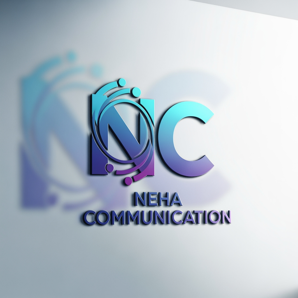 AI Design for Neha communication NC ICON BIG MAIN PLZ