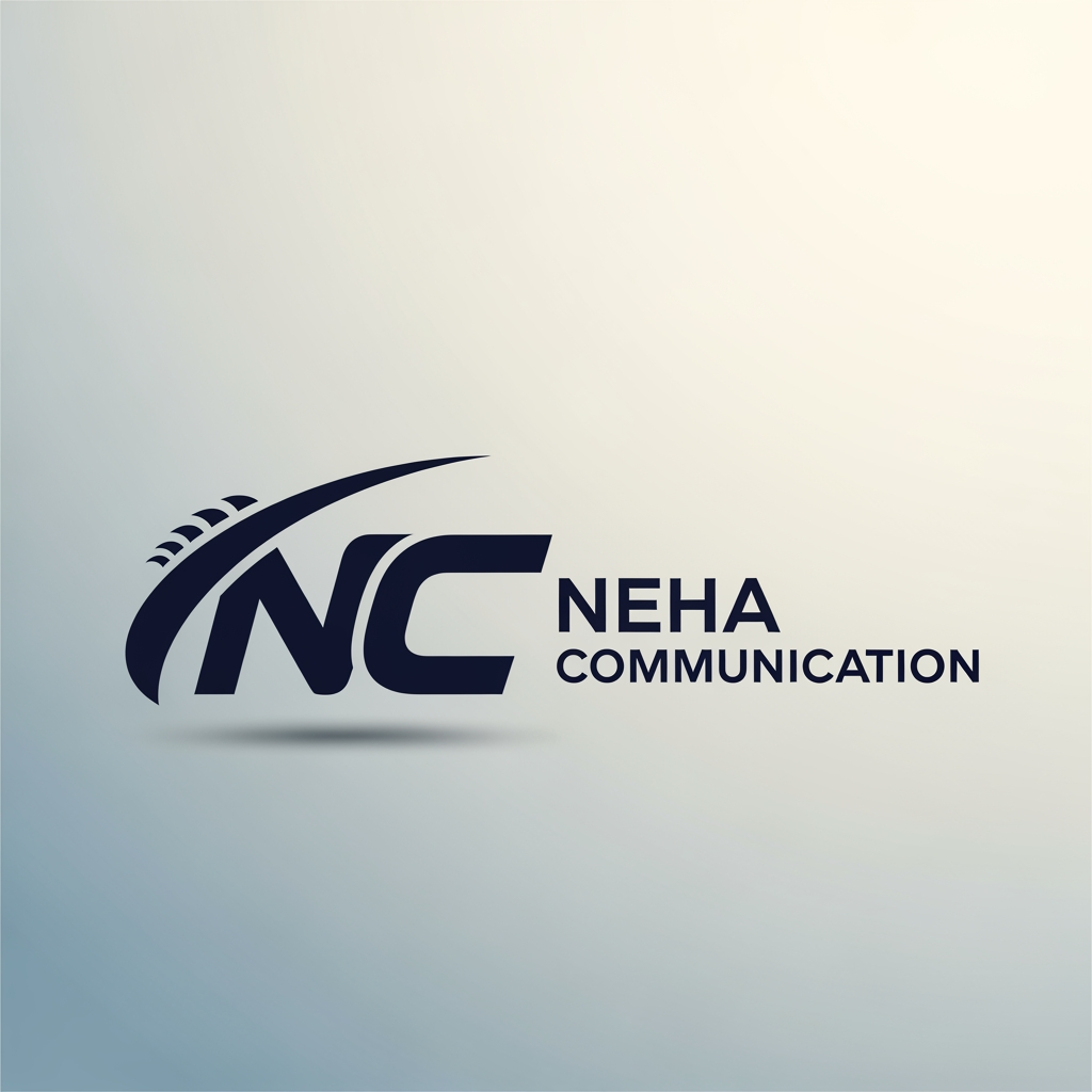 AI Design for Neha communication NC ICON BIG MAIN PLZ