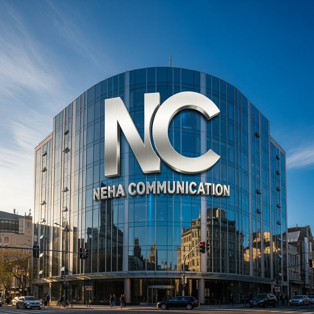 AI Design for Neha communication NC ICON BIG MAIN PLZ