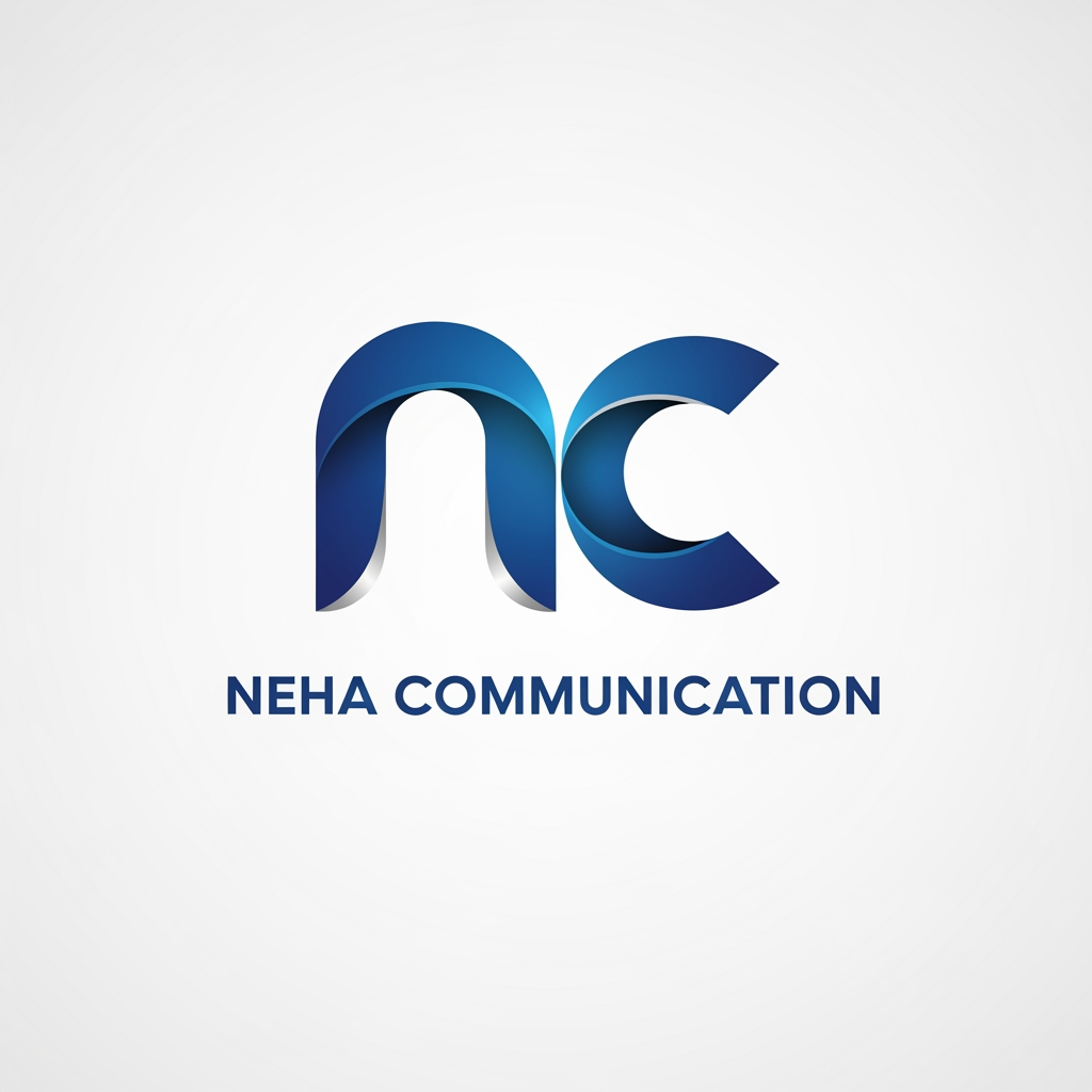 AI Design for Neha communication NC ICON BIG MAIN PLZ