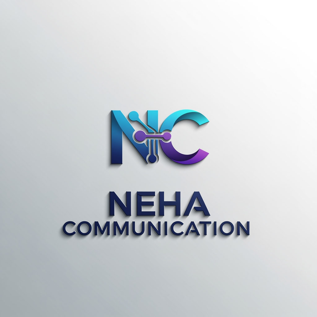 AI Design for Neha communication NC ICON BIG MAIN PLZ
