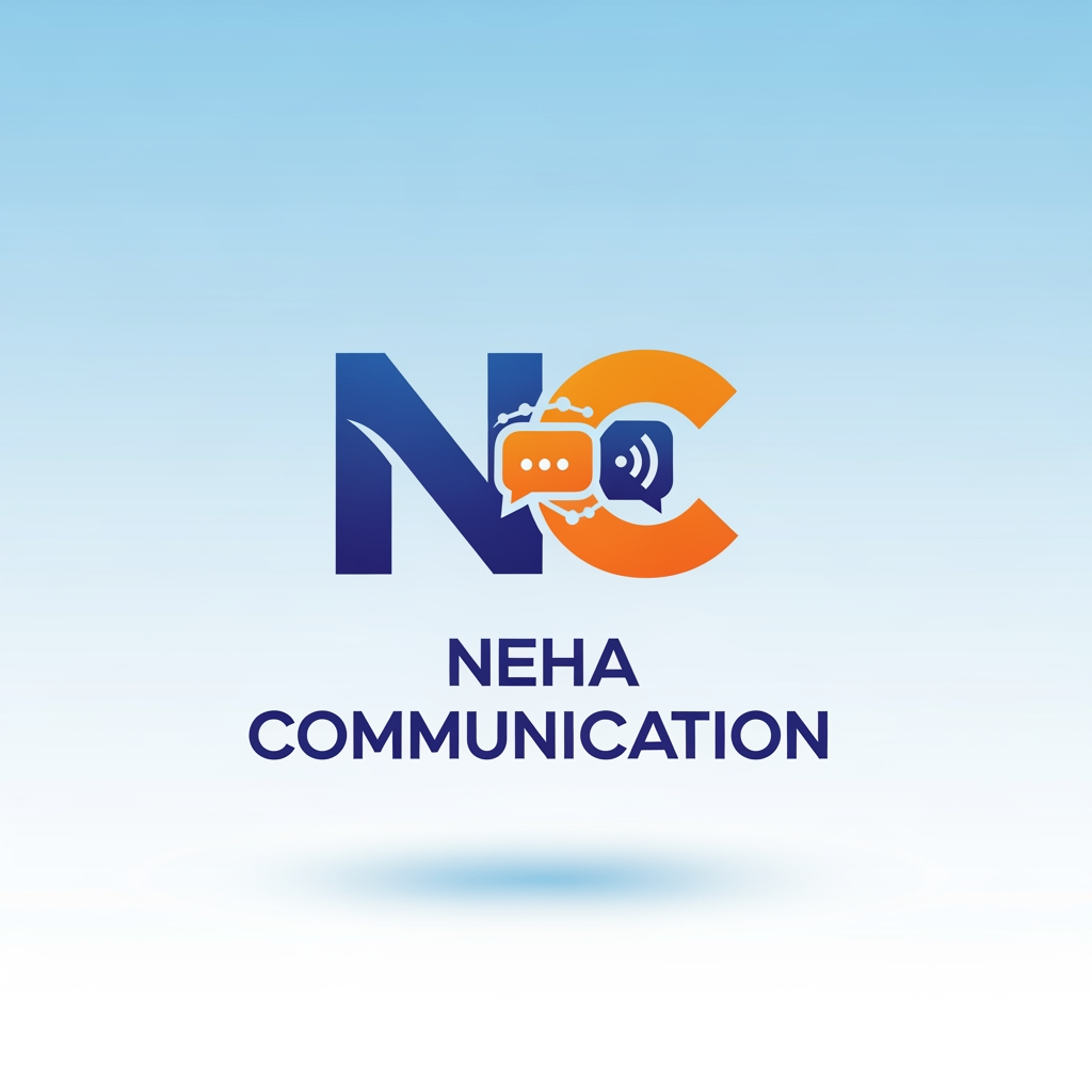 AI Design for Neha communication NC ICON BIG MAIN PLZ