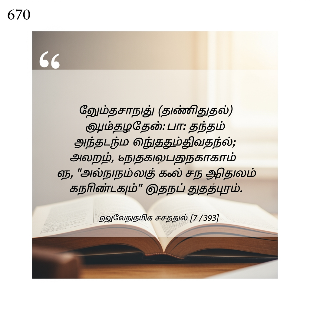 AI Design for 6️⃣7️⃣0️⃣ : ஒருவரின் தவறைச் சுட்டிக்காட்டும்போது...

இமாம் தஹபி (ரஹிமஹுல்லாஹ்) அவர்கள் கூறுகிறார்கள்:

"ஒரு முக்லிஸின் (இறைவனுக்காகவே அனைத்தையும் செய்பவரின்) அடையாளம் என்னவென்றால்:

 அவர் கண்டிக்கப்படும்போது தன்னை நியாயப்படுத்த மாட்டார்; மாறாக, தன் தவறை ஒப்புக்கொள்வார். மேலும், 'தனது குறைகளை எனக்கு அன்பளிப்பாக வழங்கியவருக்கு அல்லாஹ் கருணை புரியட்டும்' என்று கூறுவார்."

📚 ஸியரு அஃலாமின் நுபலா [7 / 393]