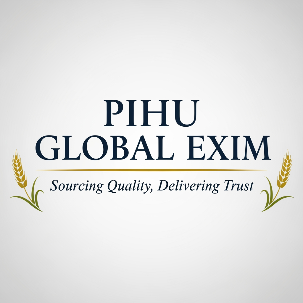 AI Design for 🌐 PIHU GLOBAL EXIM
─── 🌾 Sourcing Quality, Delivering Trust 🌾 ───