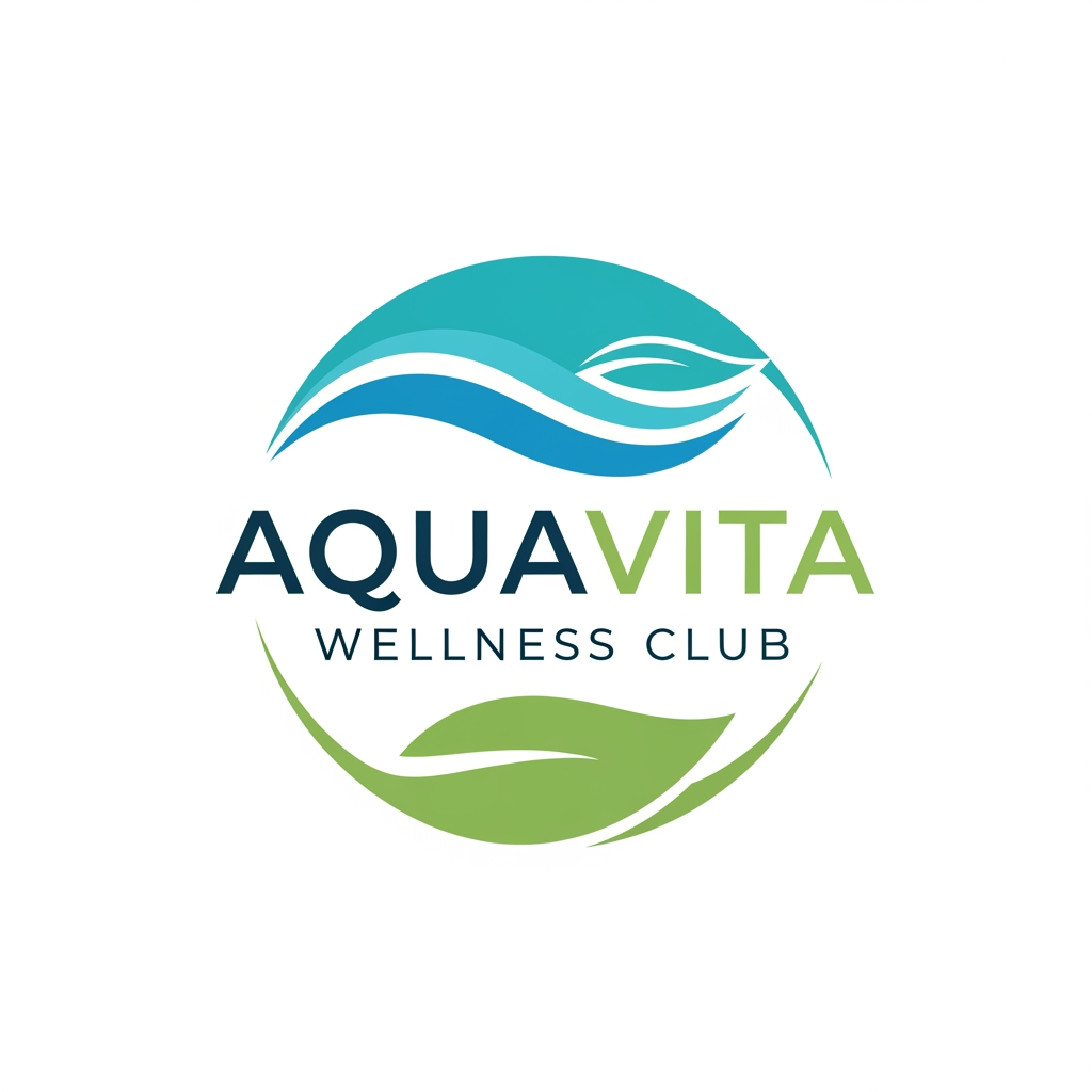 AI Design for AquaVita Wellness Club LOGO
