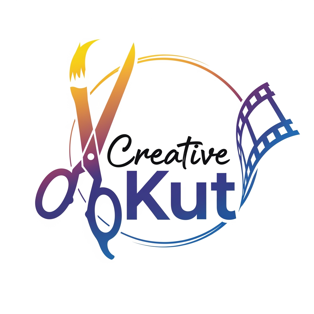 AI Design for i want to create a logo for my project "CreativeKut" i want your help to design it