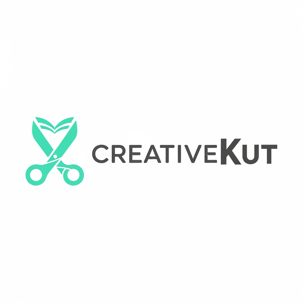 AI Design for i want to create a logo for my project "CreativeKut" i want your help to design it