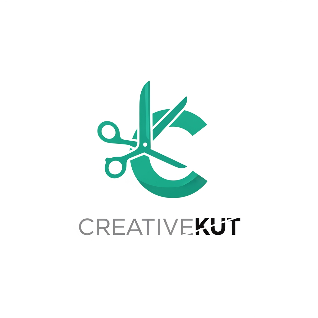 AI Design for i want to create a logo for my project "CreativeKut" i want your help to design it