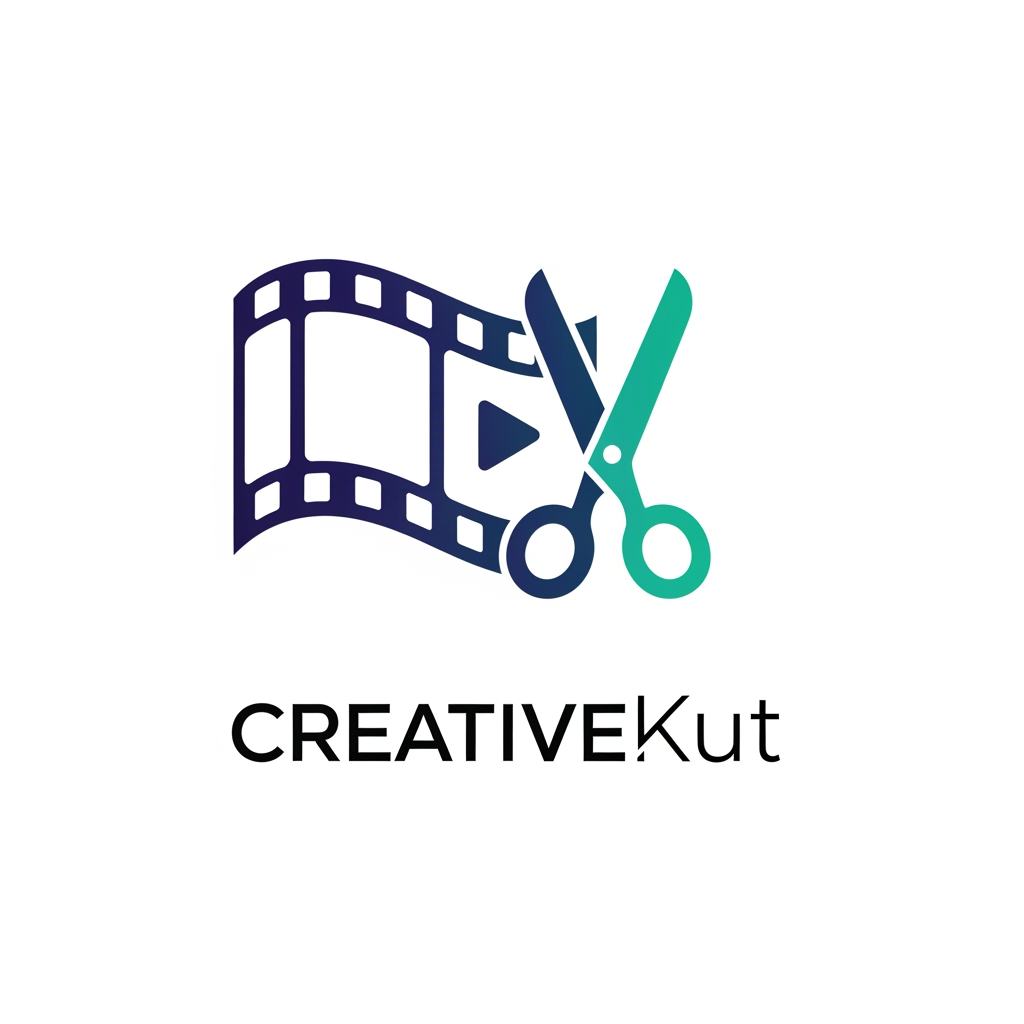 AI Design for i want to create a logo for my project "CreativeKut" i want your help to design it
i need the logo in more profeshnal way
as it is a editing app . i want the logo to represent it