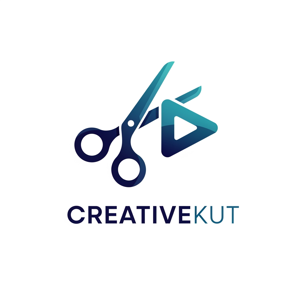 AI Design for i want to create a logo for my project "CreativeKut" i want your help to design it
i need the logo in more profeshnal way
as it is a editing app . i want the logo to represent it
need more clean yet profeshnal
no i want the best and more creative