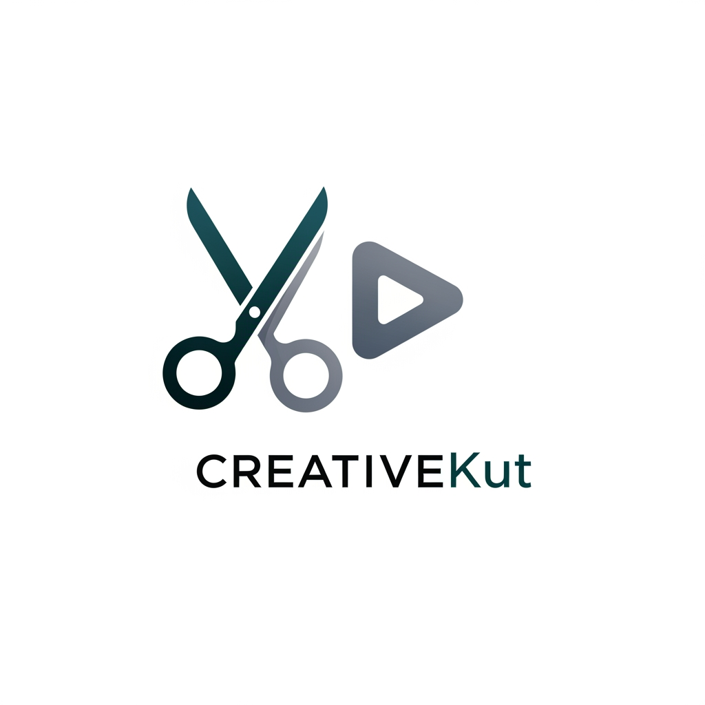 AI Design for i want to create a logo for my project "CreativeKut" i want your help to design it
i need the logo in more profeshnal way
as it is a editing app . i want the logo to represent it
need more clean yet profeshnal
no i want the best and more creative