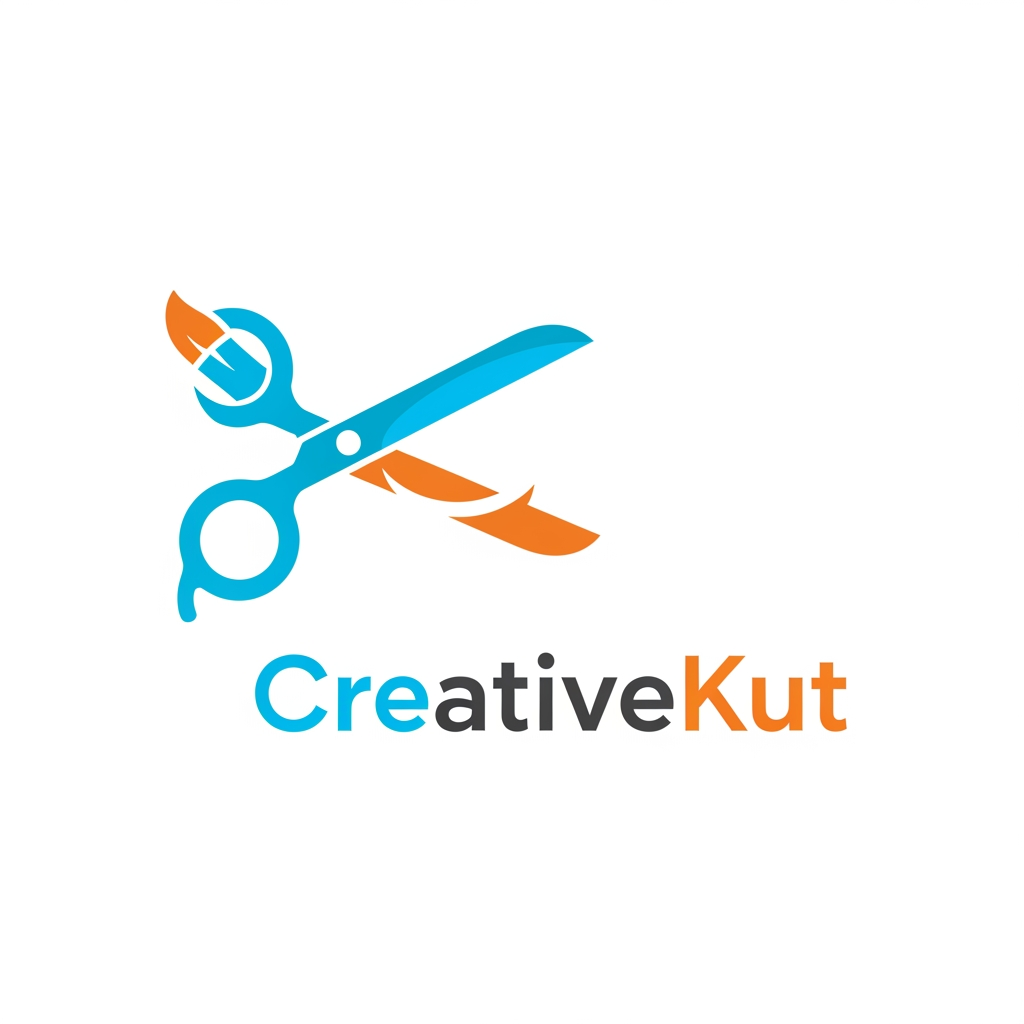 AI Design for i want to create a logo for my project "CreativeKut" i want your help to design it