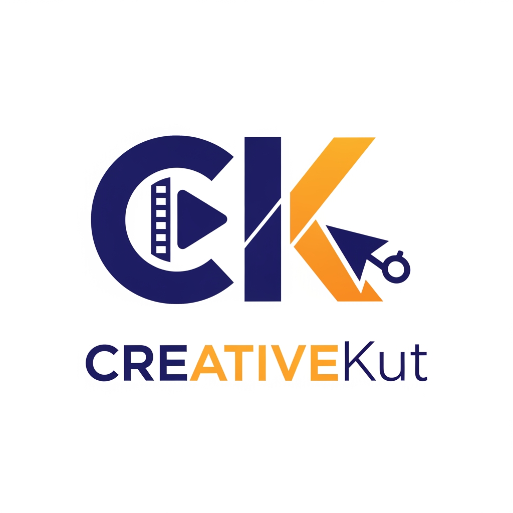 AI Design for i want to create a logo for my project "CreativeKut" i want your help to design it
i need the logo in more profeshnal way
as it is a editing app . i want the logo to represent it
need more clean yet profeshnal
no i want the best and more creative
i want a logo with ck