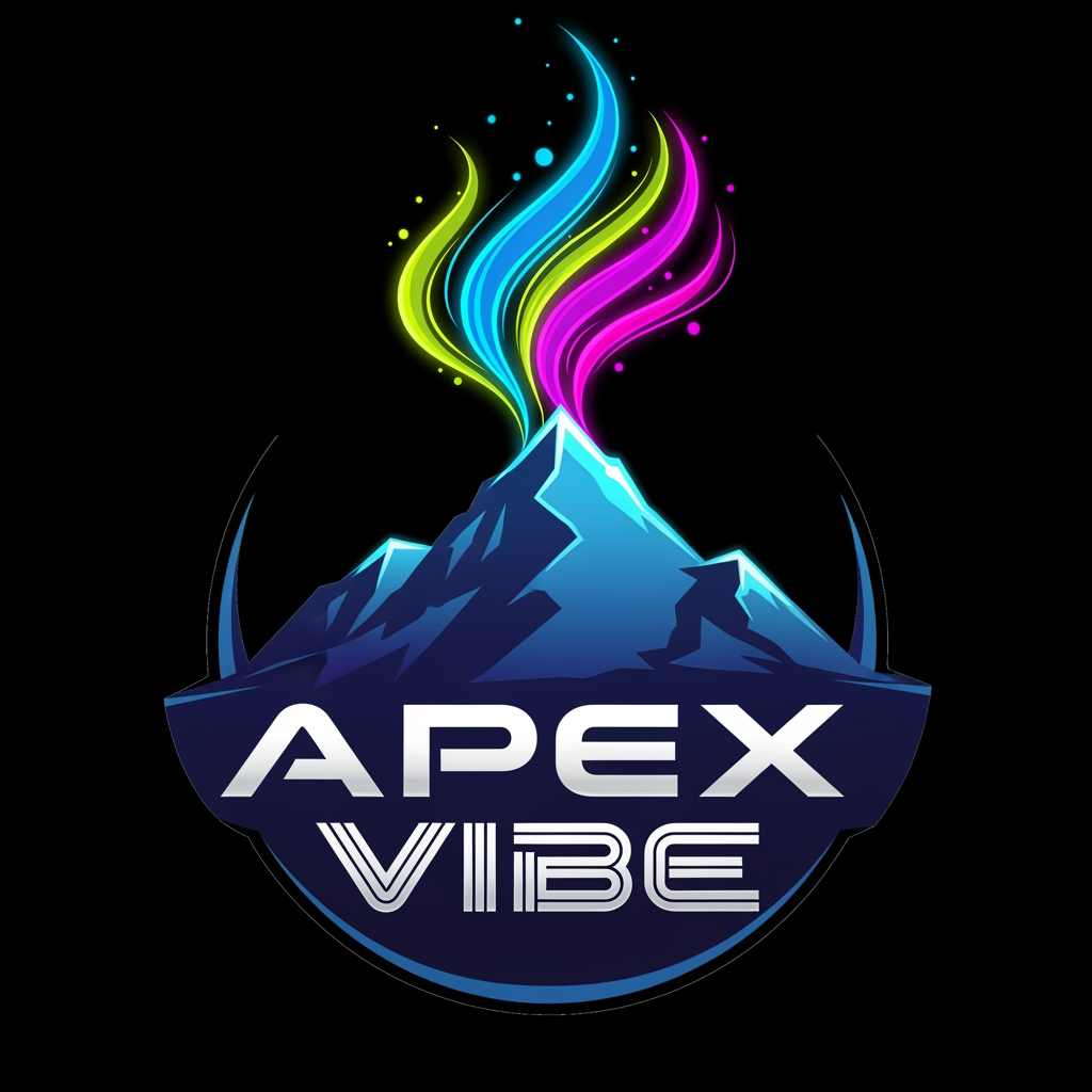 AI Design for create a logo for my channel named apex vibe