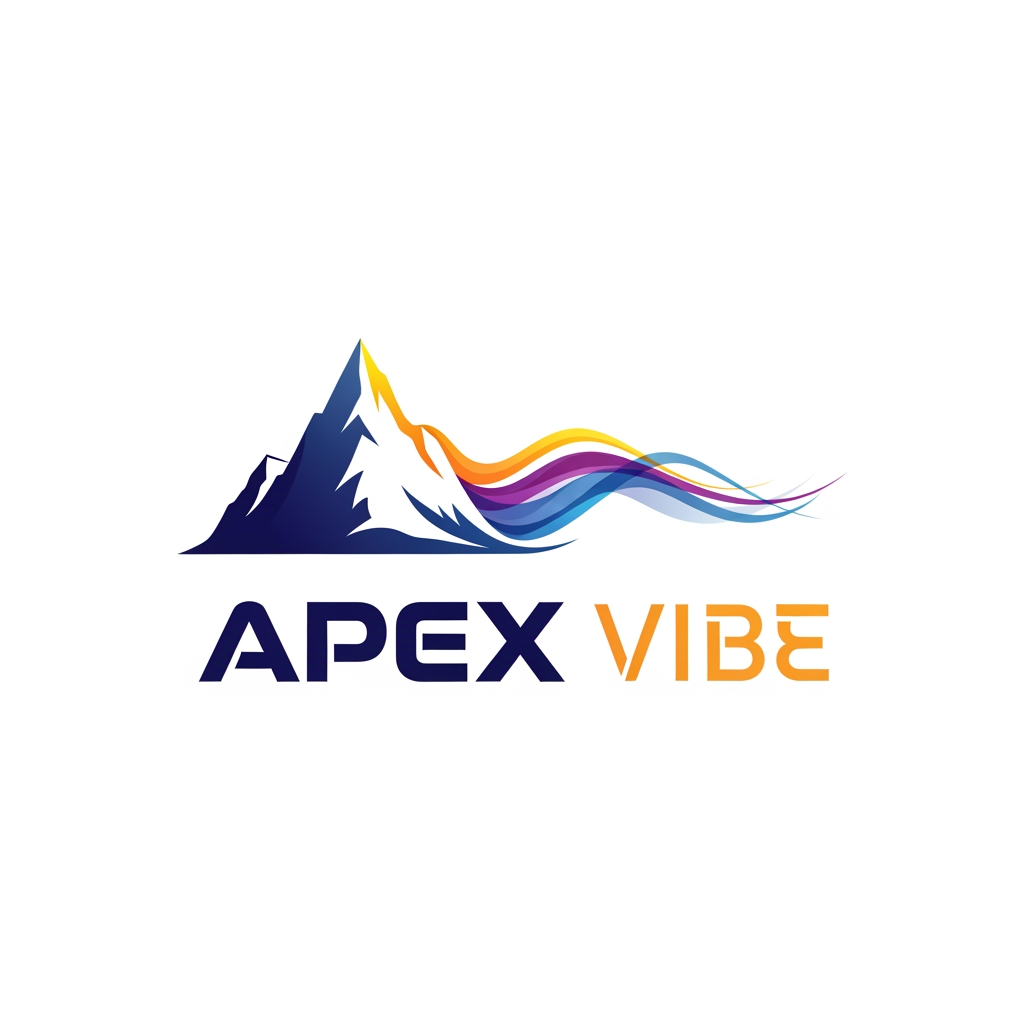 AI Design for create a logo for my channel named apex vibe