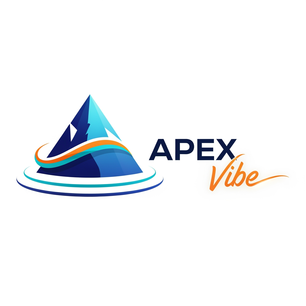 AI Design for create a logo for my channel named apex vibe