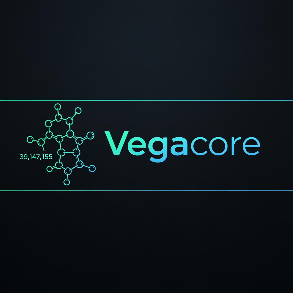 AI Design for i want vegacore logo colour RGB 39,147,155 => Tip: Wide/horizontal logos (3:1 to 5:1 ratio) work best in app bars. Current ratio is 1.0:1.