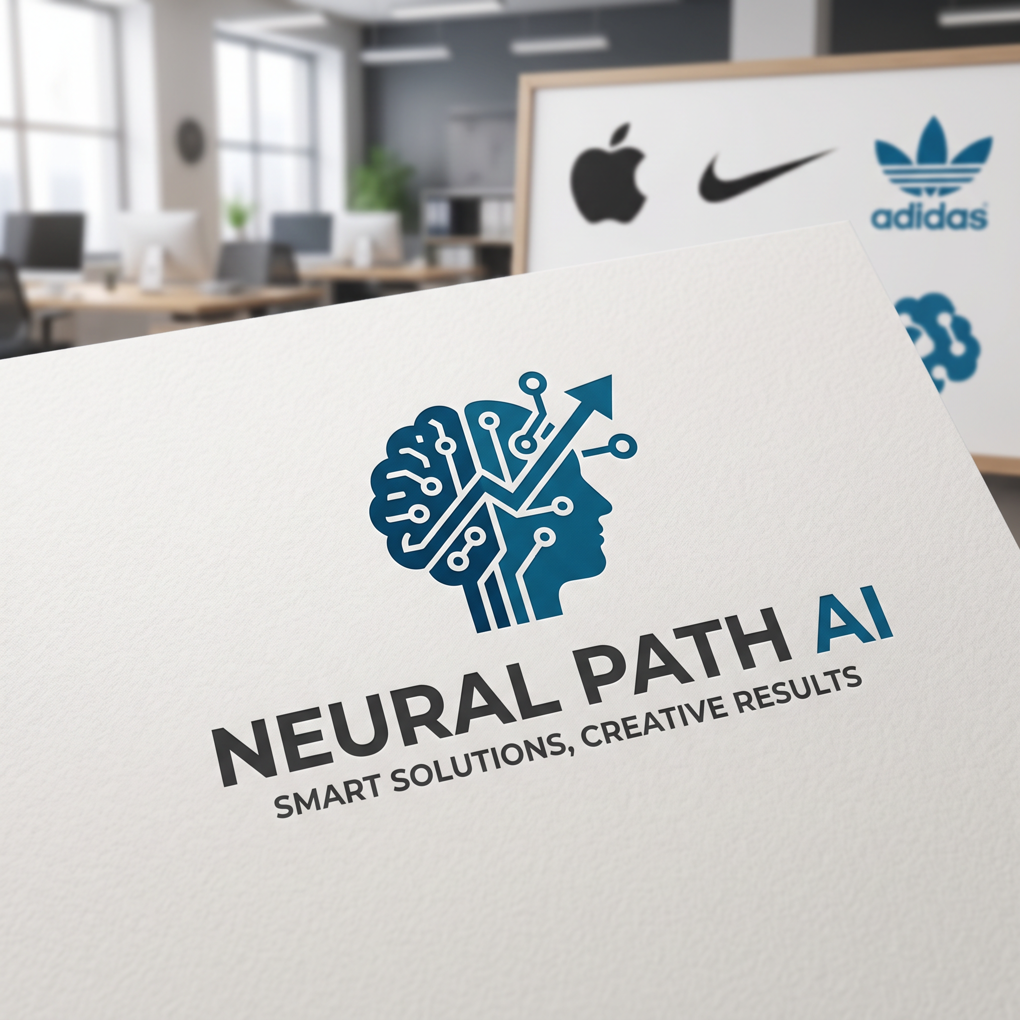AI Design for I want Combination Marks & Pictorial Marks type logo for my newly started portfolio for my AI freelancing buisnuiness
refrence
apple
addidas
nike
starbucks