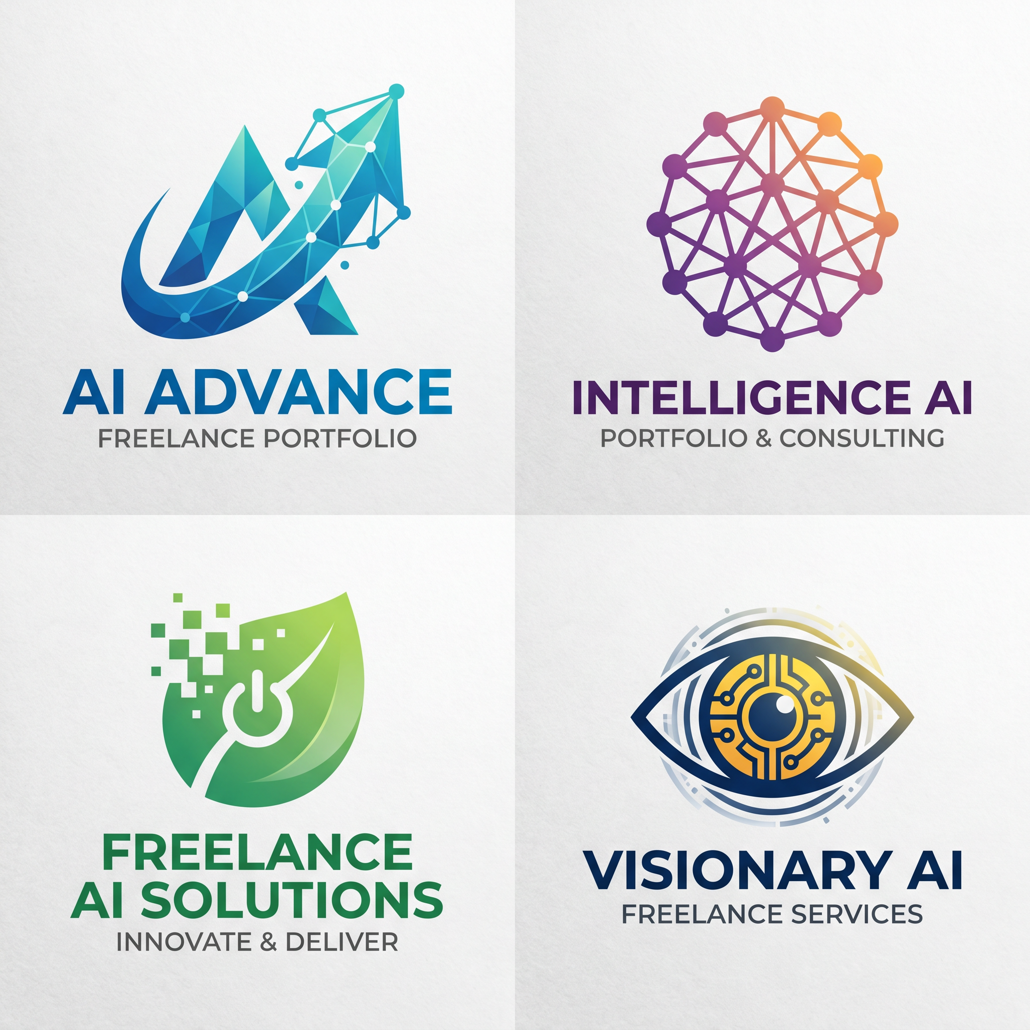 AI Design for I want Combination Marks & Pictorial Marks type logo for my newly started portfolio for my AI freelancing buisnuiness
refrence
apple
addidas
nike
starbucks